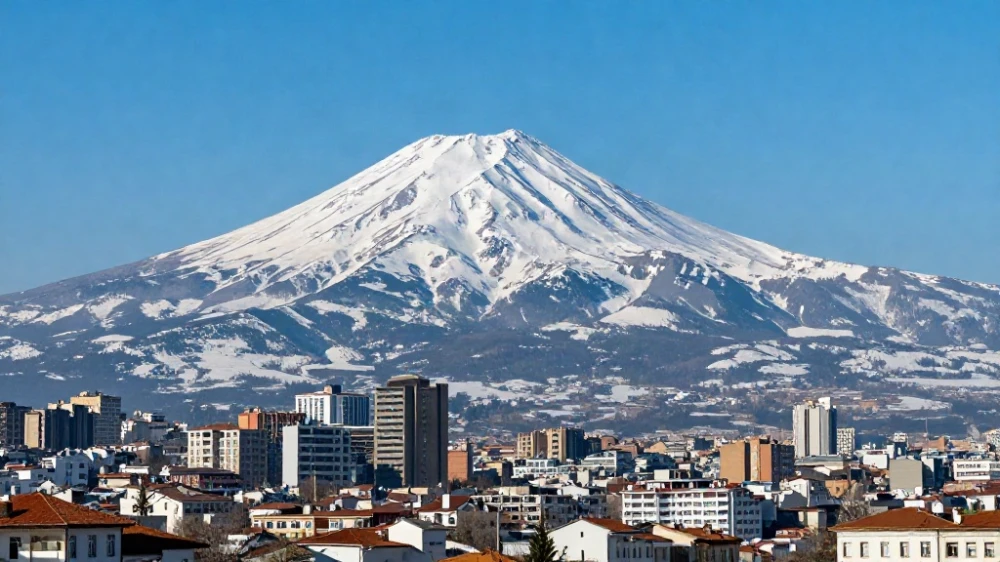 جبل اولوداغ بورصة في الشتاء