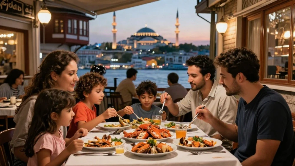 أفضل مطعم سمك عائلي اسطنبول