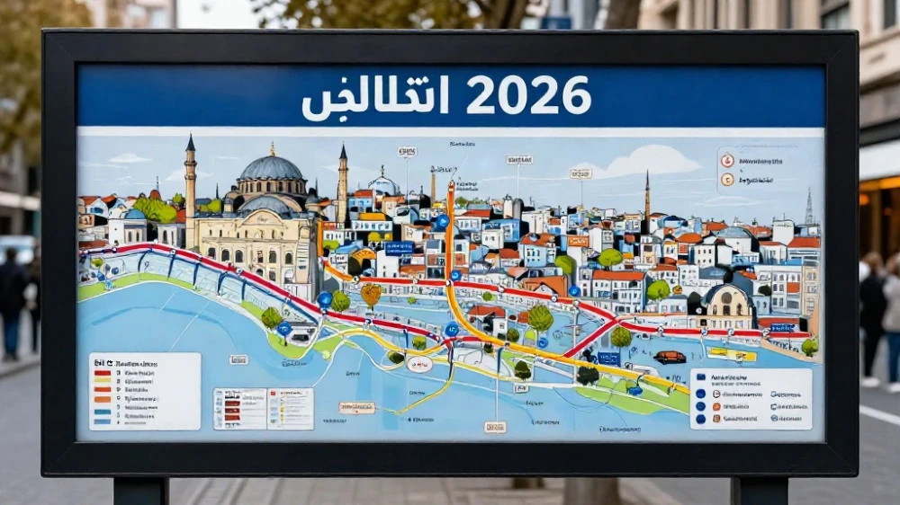 خريطة خطوط مترو اسطنبول