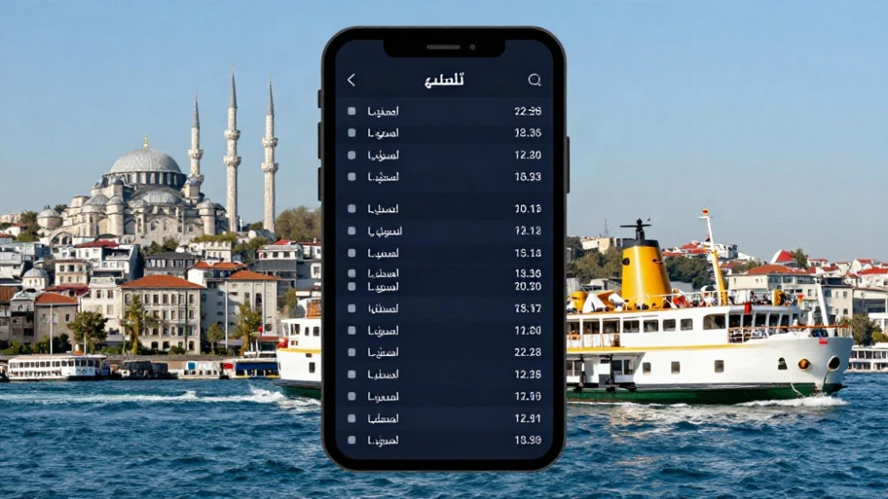 مواعيد العبارات البحرية في اسطنبول